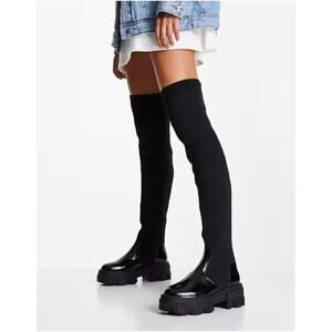 ASOS Black Over the Knee Boots